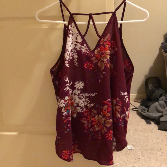 Maroon dress up blouse - Picture 2 of 2